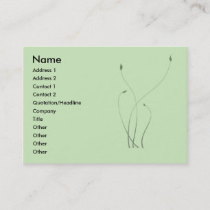 Foliage   business card