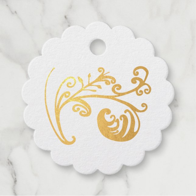 Foliage Doodle tag (Front)