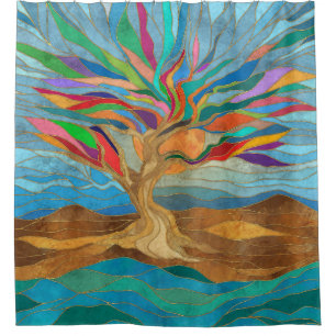 Foliage Fantasy Mosaic Tree