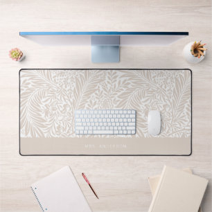 Foliage Floral moderne William Morris Elégant Beig