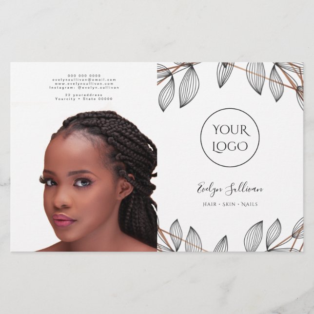 foliage frame bifold brochure (Front)