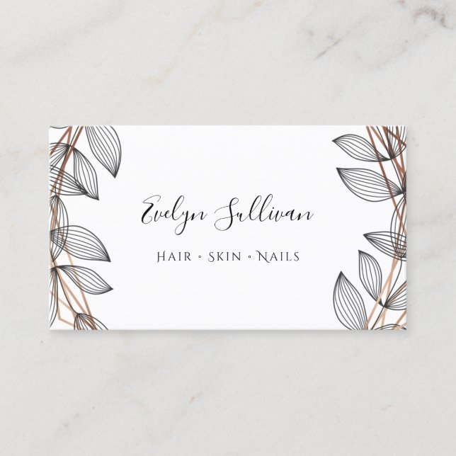 Foliage Frame Business Card (Front)