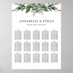 Foliage Leaves Seating Chart