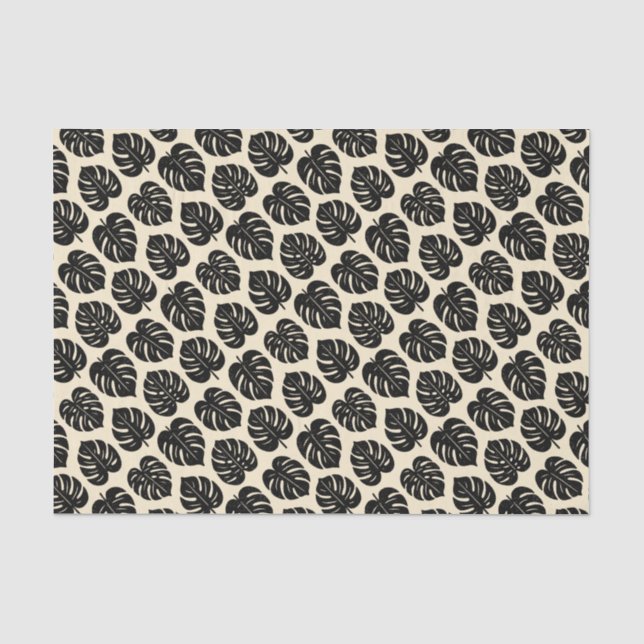 Foliage Monstera Tissue Paper (Front)