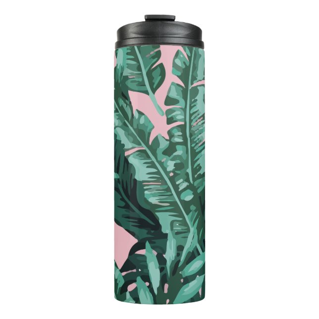 Foliage Of Tropical Plants Thermal Tumbler (Front)