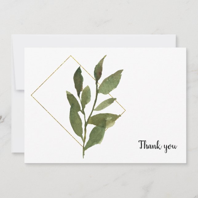 Foliage simple Merci blanc (Devant)