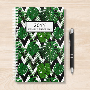 Foliage Tropical moderne tendance Nom personnalisé