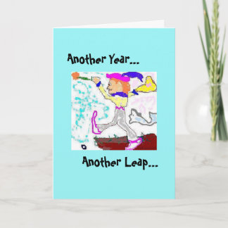 Folie carte d'anniversaire-Aqua