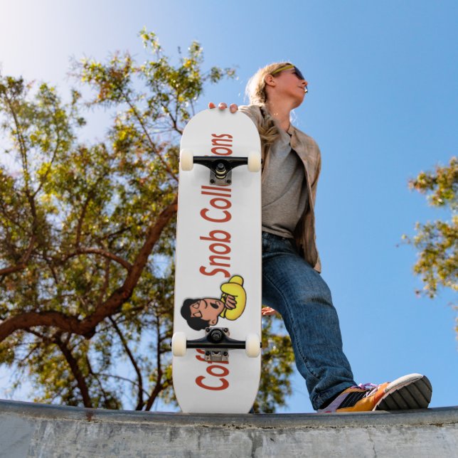 Folie de skateboard avec Collections de café Snob (Extérieur 1)