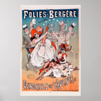 Folies Bergère Cabaret Theatre Paris France Ballet