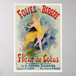 Folies Bergère "Fleur de Lotus" Advertisement 189 Poster