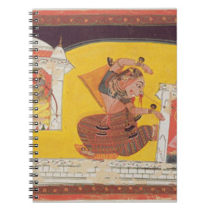 Folio 27 Laksmama cuts the nose of Surpanakha, fro Notebook