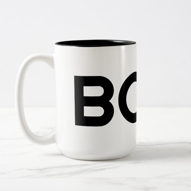 Folio Bold Two-Tone Coffee Mug (Left)