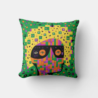 Folk 001 Nancy Throw Pillow