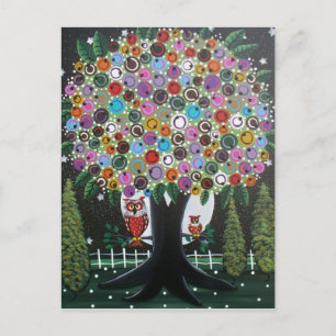 Folk Art BY LORI EVERETT postcard