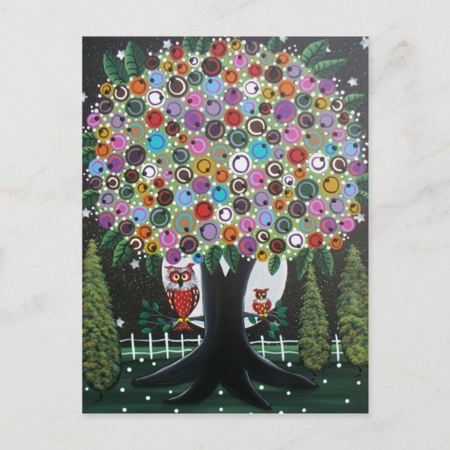 Folk Art BY LORI EVERETT postcard (Front)