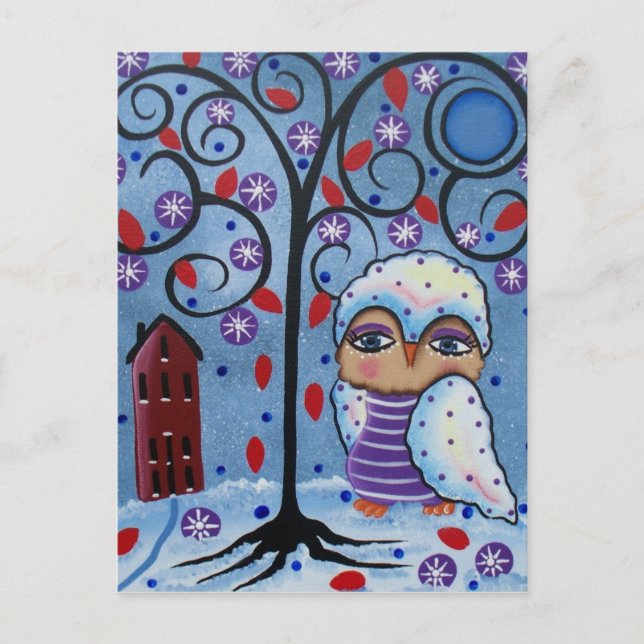 Folk Art BY LORI EVERETT postcard (Front)