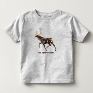 Folk Art Caribou/Reindeer Toddler T-shirt