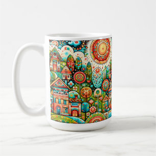Folk Art Coffee Mug