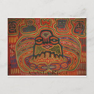 Folk Art Costa Rica Postcard
