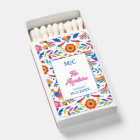 Folk Art Floral Fiesta Monogram Mariage