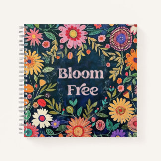 Folk Art Floral Journal - Bloom Free - Cadeau