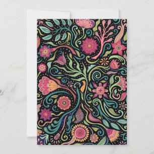 Folk Art Flower Card