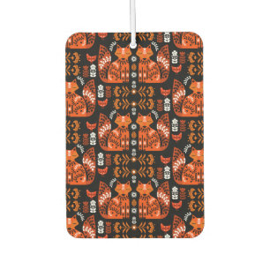 Folk Art Fox And Hen Air Freshener