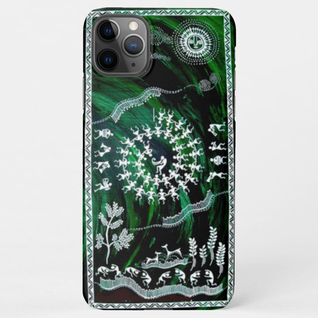 Folk art iPhone 11 Pro Max case (Back)