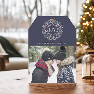 Folk Art Joy   Carte photo de vacances