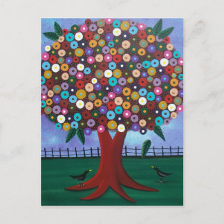 FOLK ART Meeting Spot par carte postale LORI EVERE