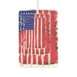 Folk Art Painted Flags Air Freshener