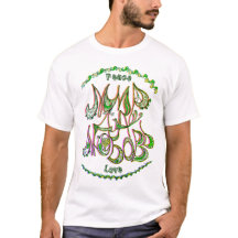 Folk Art Peace & Love Wish in Russian