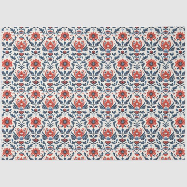 Folk art PP282 Tissue Paper (Front)