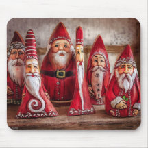 Folk Art Santa Claus Mouse Pad