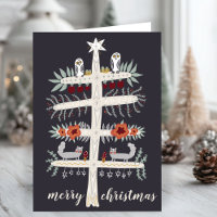 Folk Art Tree of Life Christmas Holiday CUSTOM