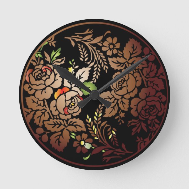 Folk Art Wall Clock (Front)