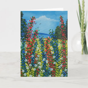 FOLK ART Warm Beauty BY LORI EVERETT greeting card