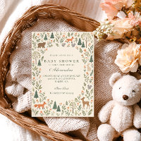 Folk Art Woodland Baby Shower