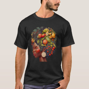 Folk Black Health Fruitful Sista African American T-Shirt