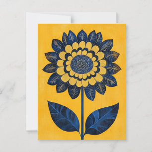 Folk Bloom No.270 Postcard
