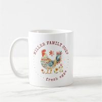 Folk Chicken Family Farm Monogram
