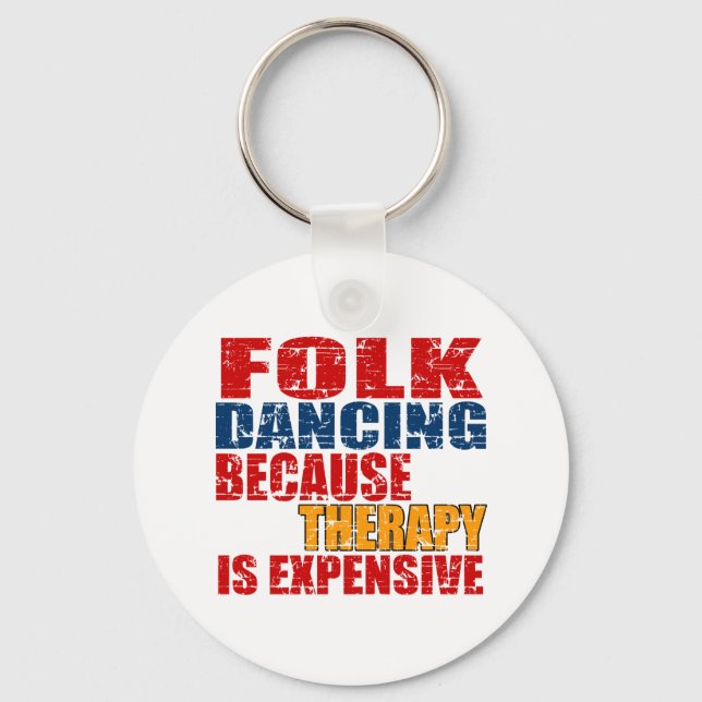 Folk Dance Designs Keychain (Front)