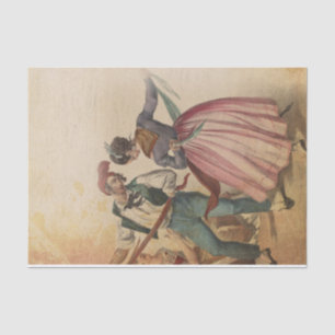 Folk Dancers  Tissue Paper