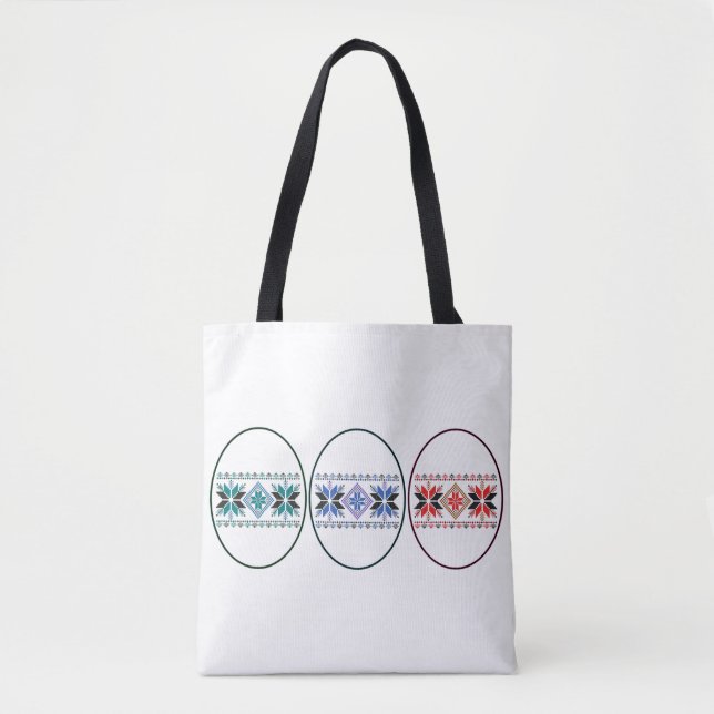 Folk Design double-sided Tote Bag (Front)