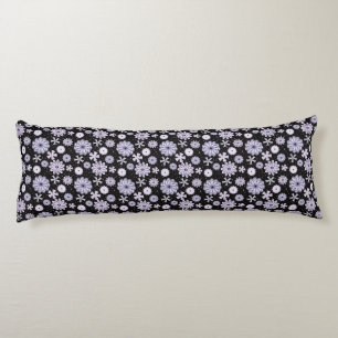 Folk floral blue II pattern Body Pillow