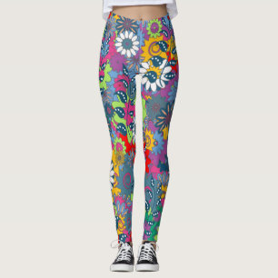 Folk Floral Leggings