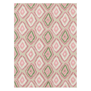 folk, ikat pattern tablecloth