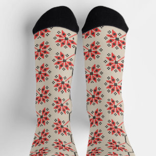 Folk-Inspired Cozy Wear Socks