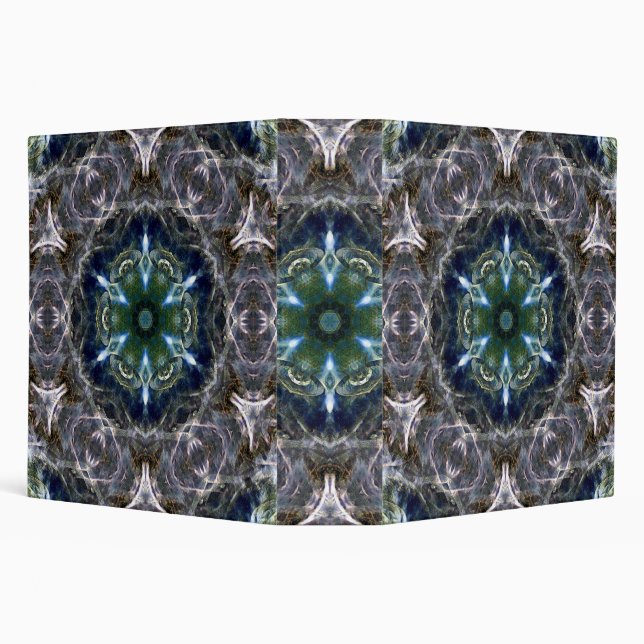 Folk Mandala  3 Ring Binder (Background)